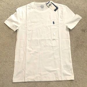 Ralph Lauren slim fit white tee NWT small